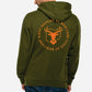 What Happens at Deer Camp Hoodie Army Green